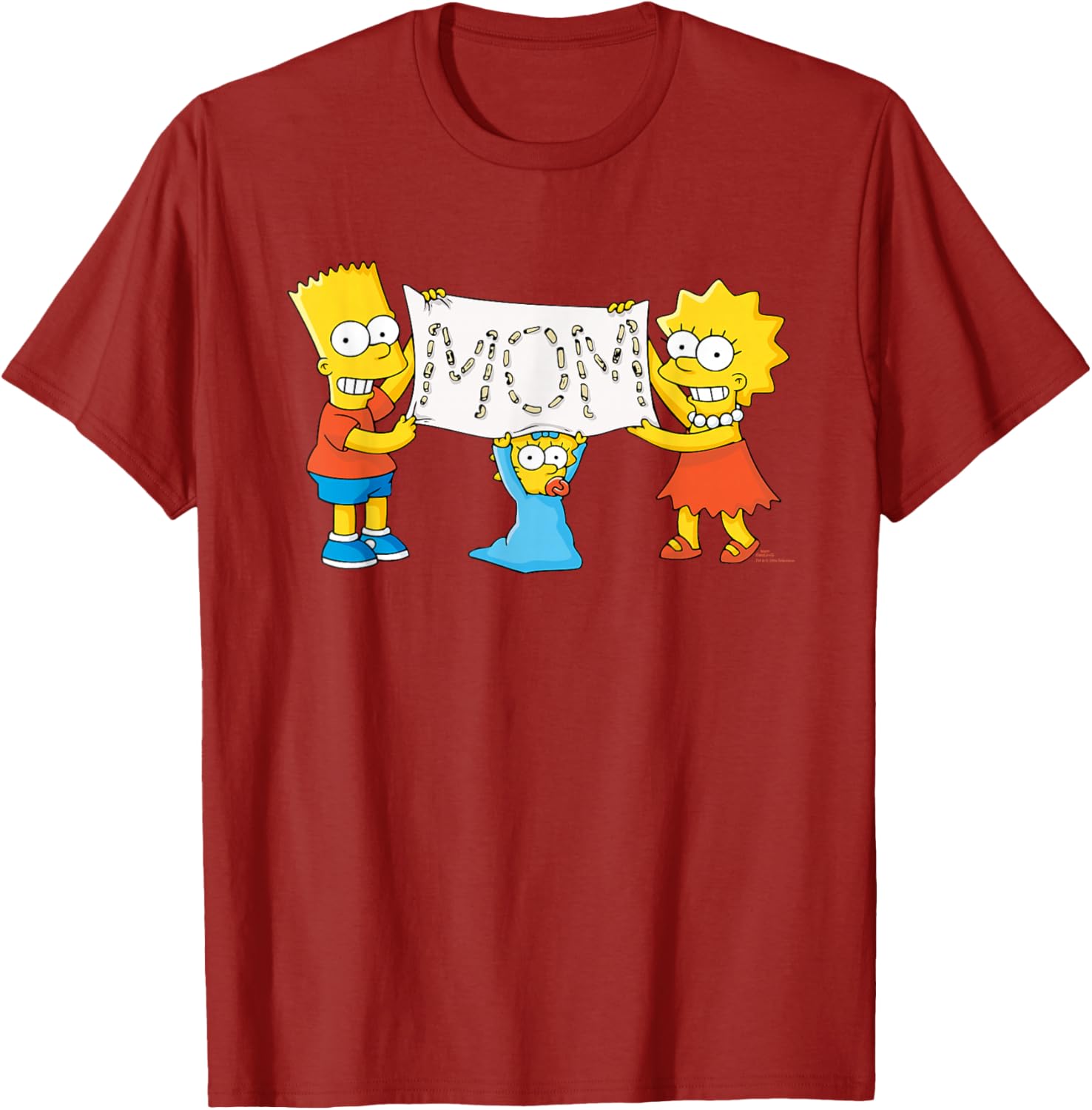 The Simpsons Macaroni Art T-Shirt Perfect Mother's Day Birthday Gift - 7