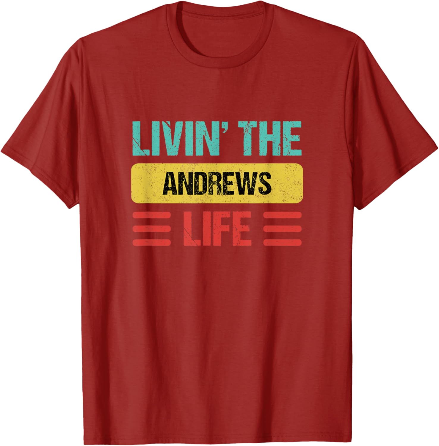 Personalized Andrews Name T-Shirt for Cool Casual Style and Fun - 24