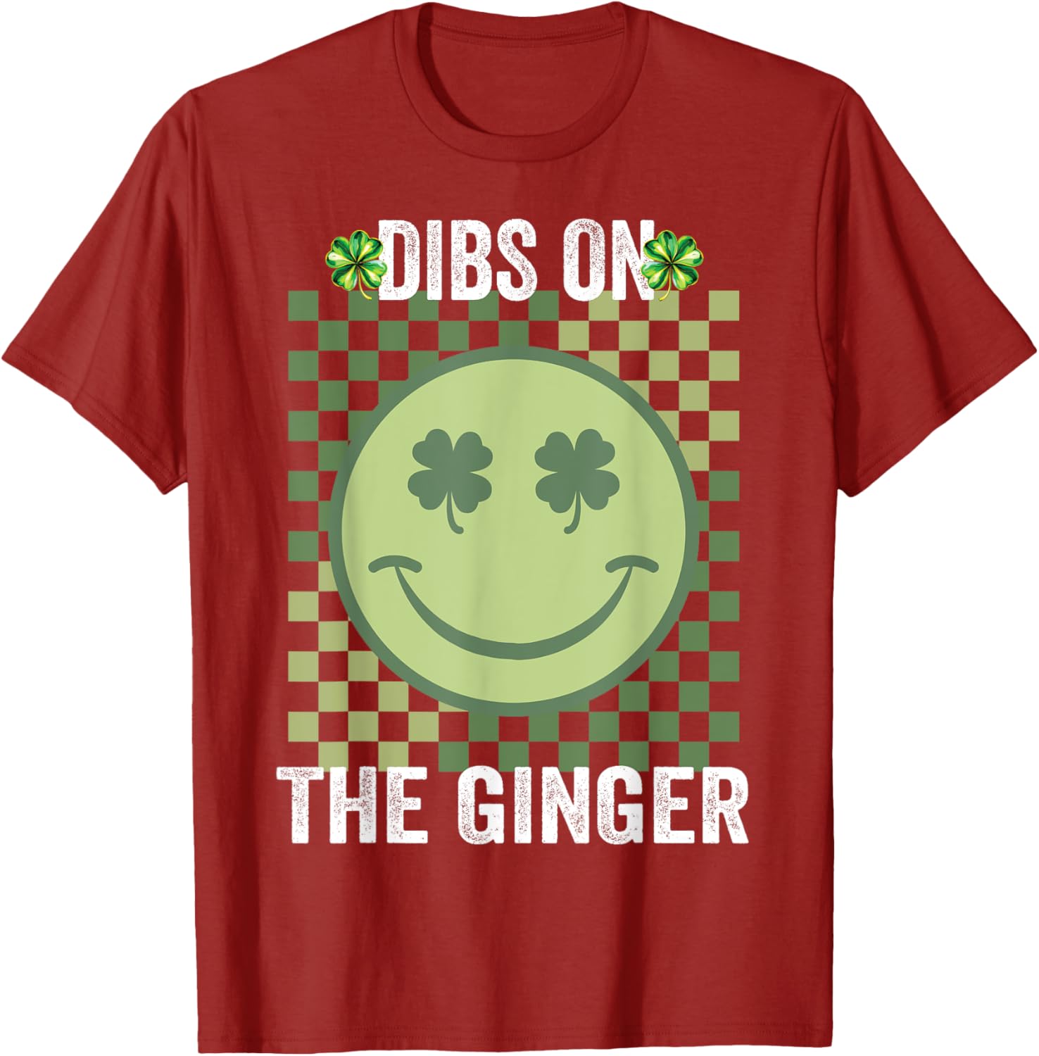 Dibs on the Ginger St Patrick's Shamrock T-Shirt for Women and Girls - 17