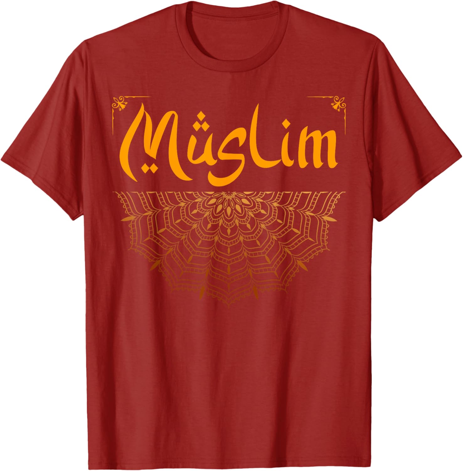 Muslim Mandala Arabic Art T-Shirt for Men and Women – Stylish Islamic Design - 12