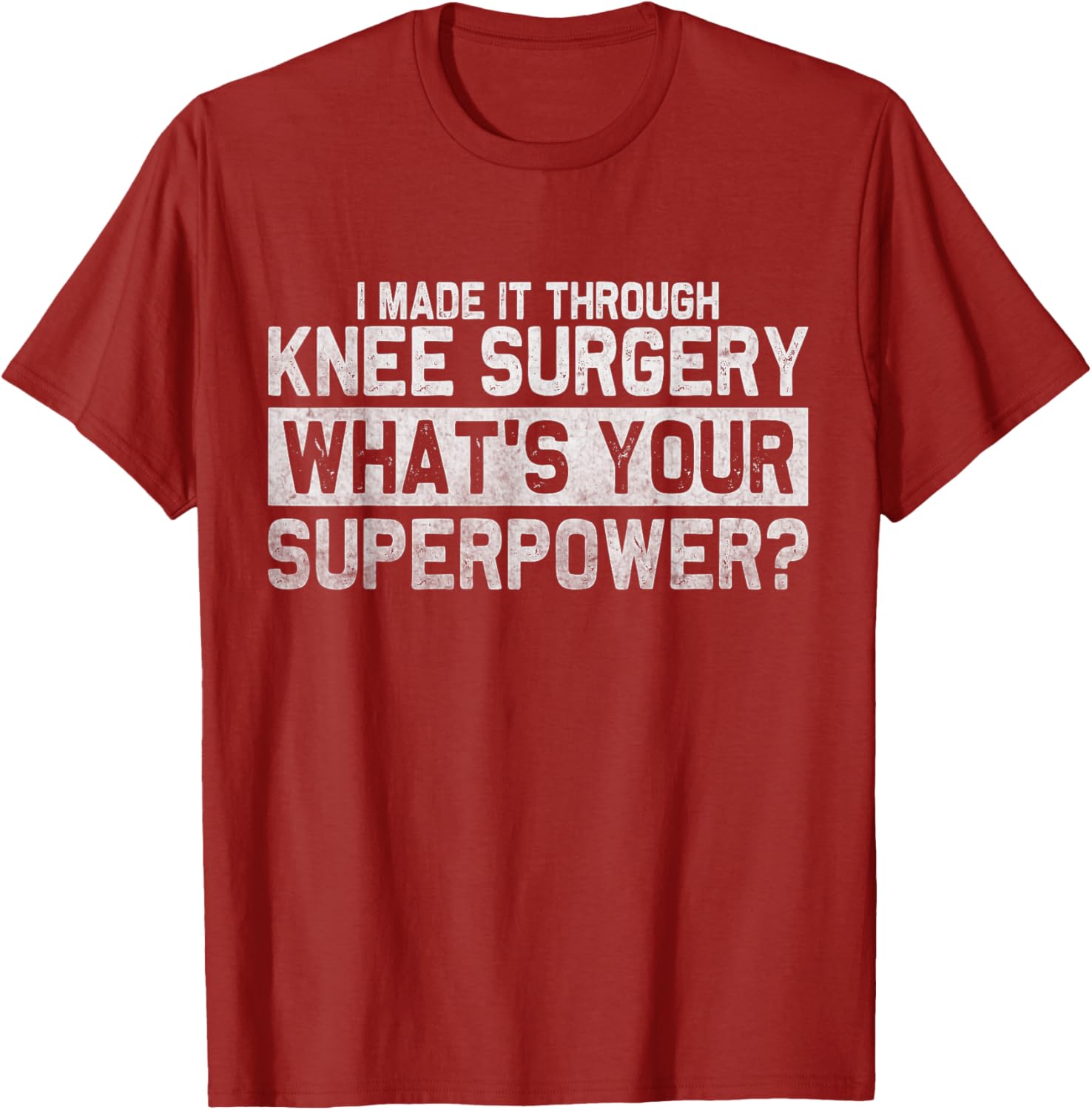 Funny Knee Replacement Recovery T-Shirt for Broken Knee Surgery Recovery - 2