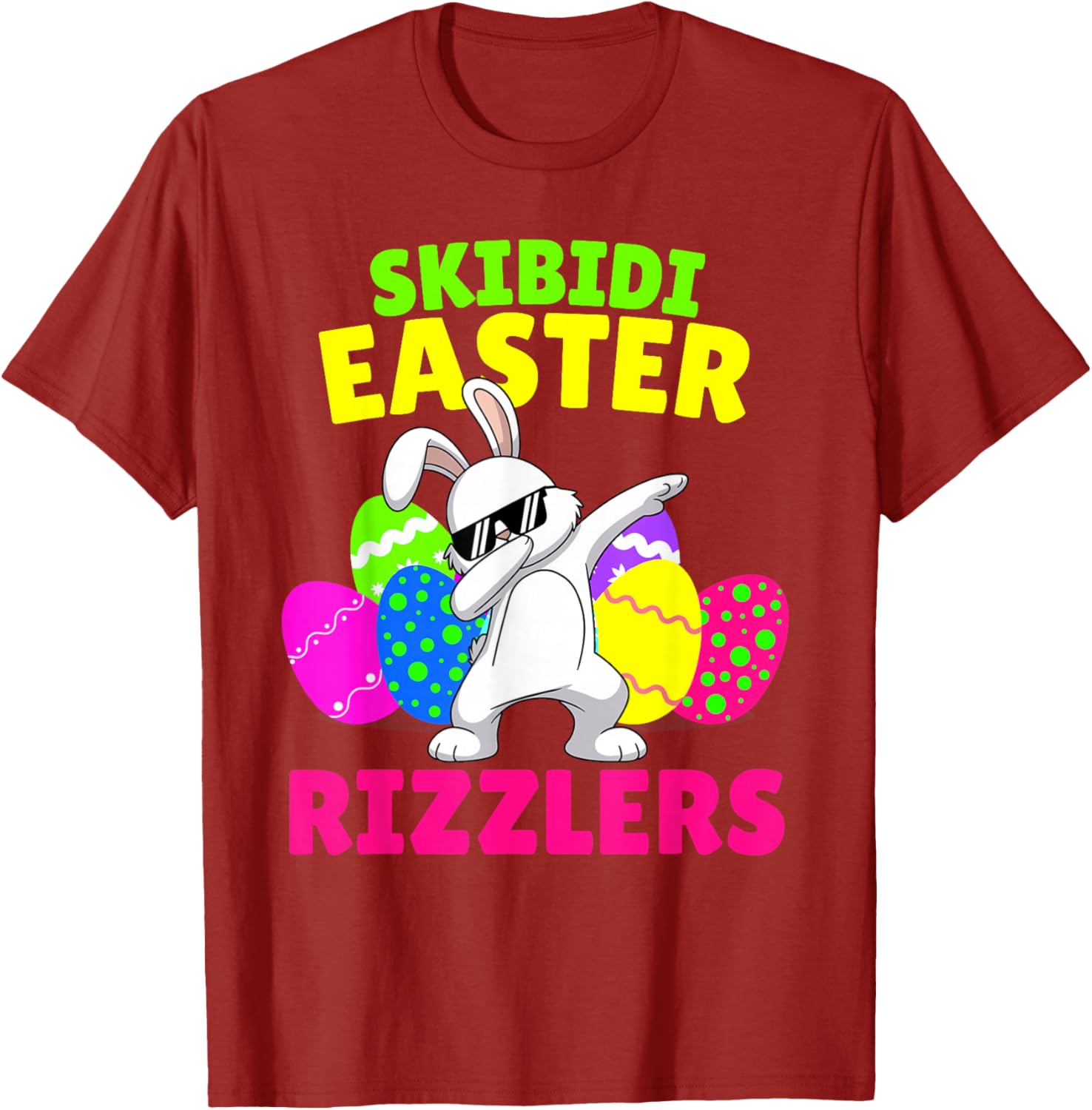Skibidi Easter T-Shirt for Gen Alpha Tweens - Fun Rizzler Design - 22