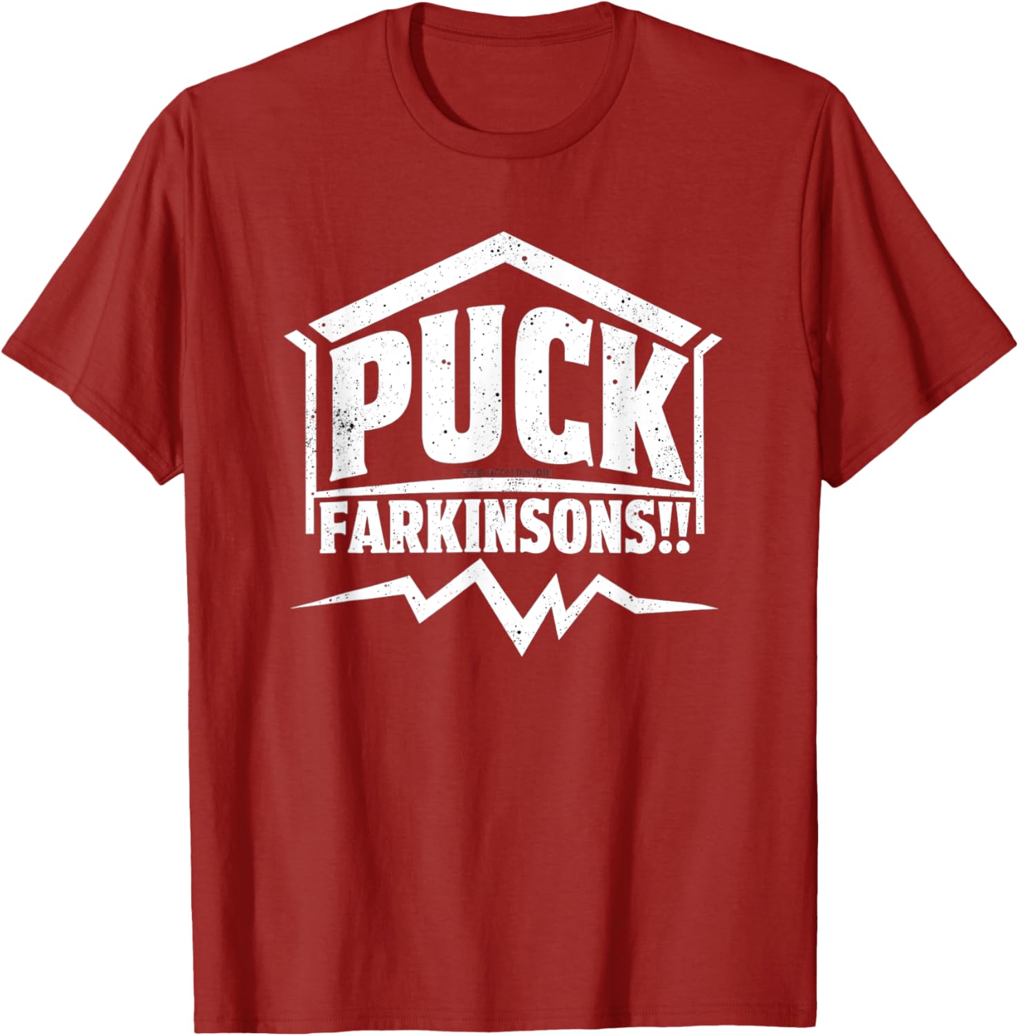 Humor Parkinson's Awareness Puck Farkinsons T-Shirt for Support and Style - 10