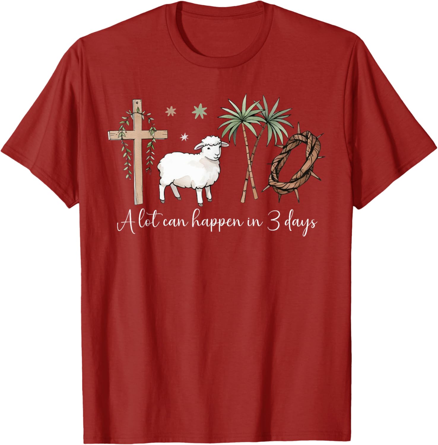 A Lot Can Happen in 3 Days Christian Easter Faith T-Shirt for Jesus Fans - 18