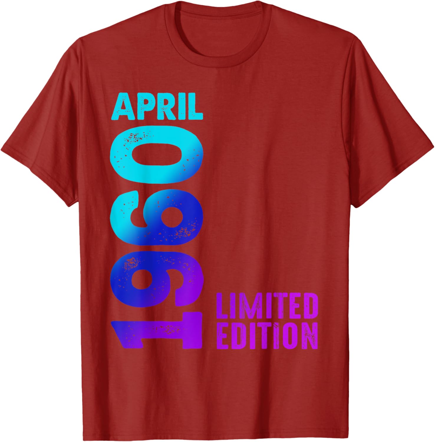 Limited Edition 1960 Retro Vintage T-Shirt for April Celebrations - 16