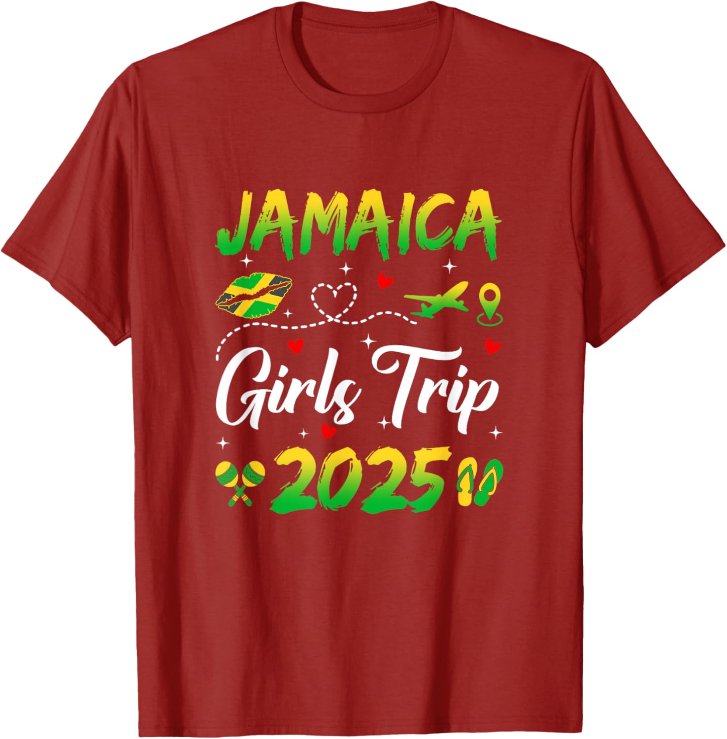 Jamaica Girls Trip 2025 Summer Matching T-Shirts for Fun Getaways - 21