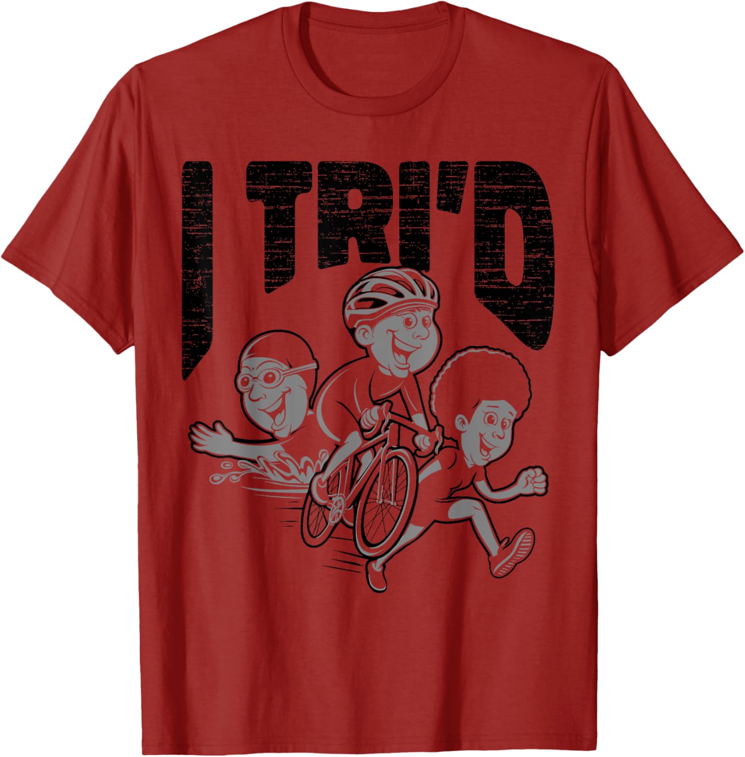 I Tri'd Triathlon Ultra Runner T-Shirt for Passionate Marathoners - 9