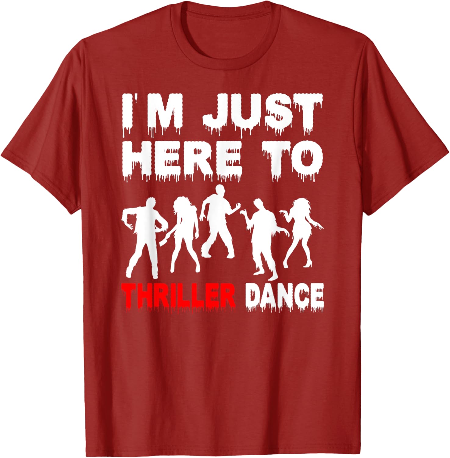 Funny Zombie Thriller Dance T-Shirt for Halloween Fun and Festivities - 6