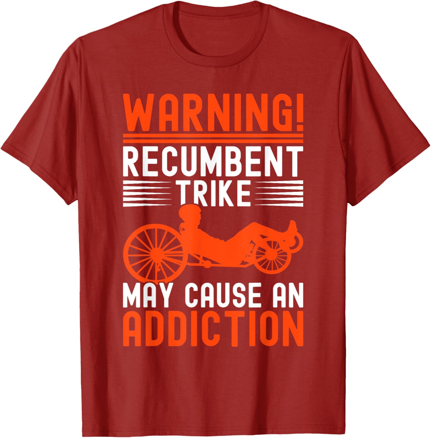Recumbent Trike Cycling T-Shirt for Cycling Enthusiasts and Riders - 5