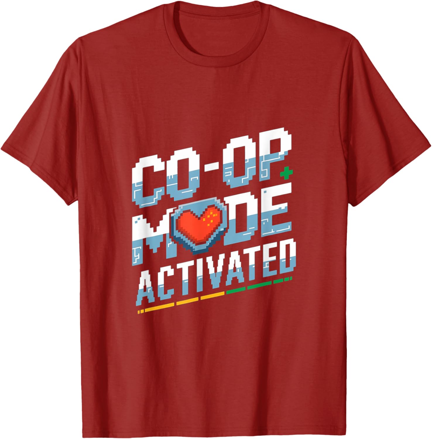 Matching Gamer Couple Retro Co-Op Mode T-Shirt for Fun Gaming Sessions - 11