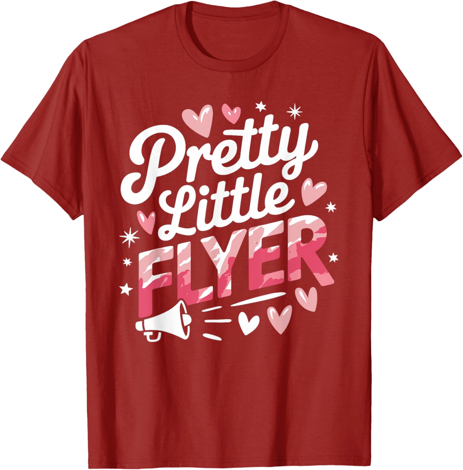 Pretty Little Flyer Cheerleader T-Shirt for Fans and Cheerleading Enthusiasts - 8