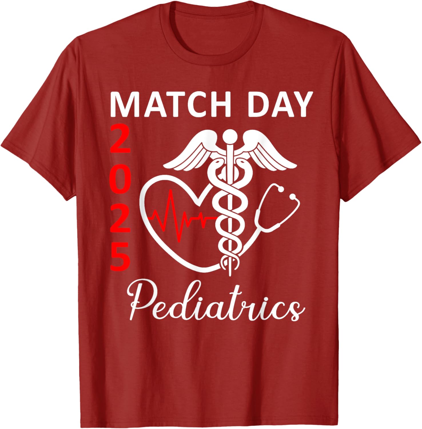 Match Day 2025 Pediatrics Residency Future Doctor MD T-Shirt for Kids - 8
