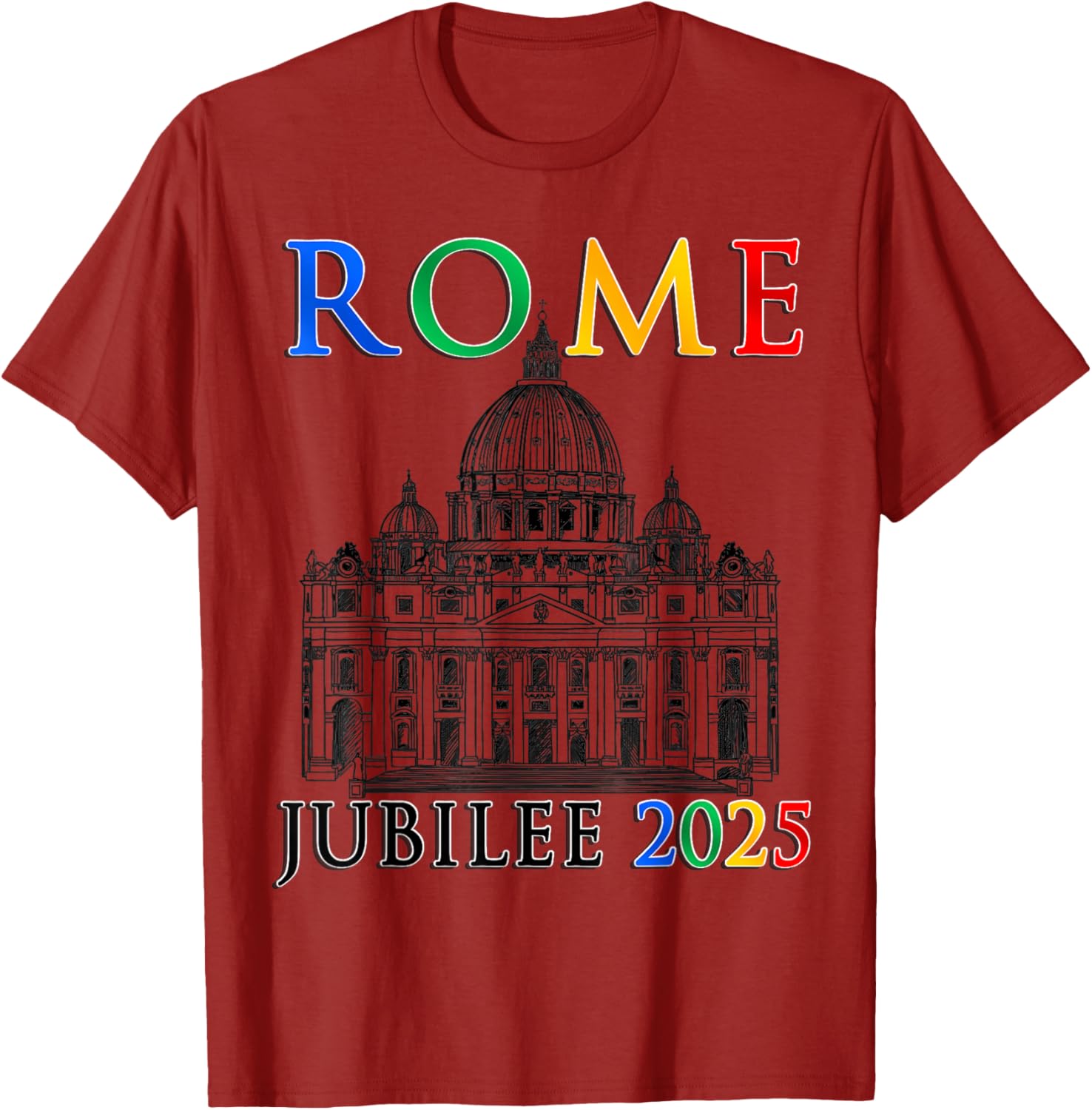 Rome Jubilee Pilgrims of Hope 2025 Vatican T-Shirt for Faithful Travelers - 11