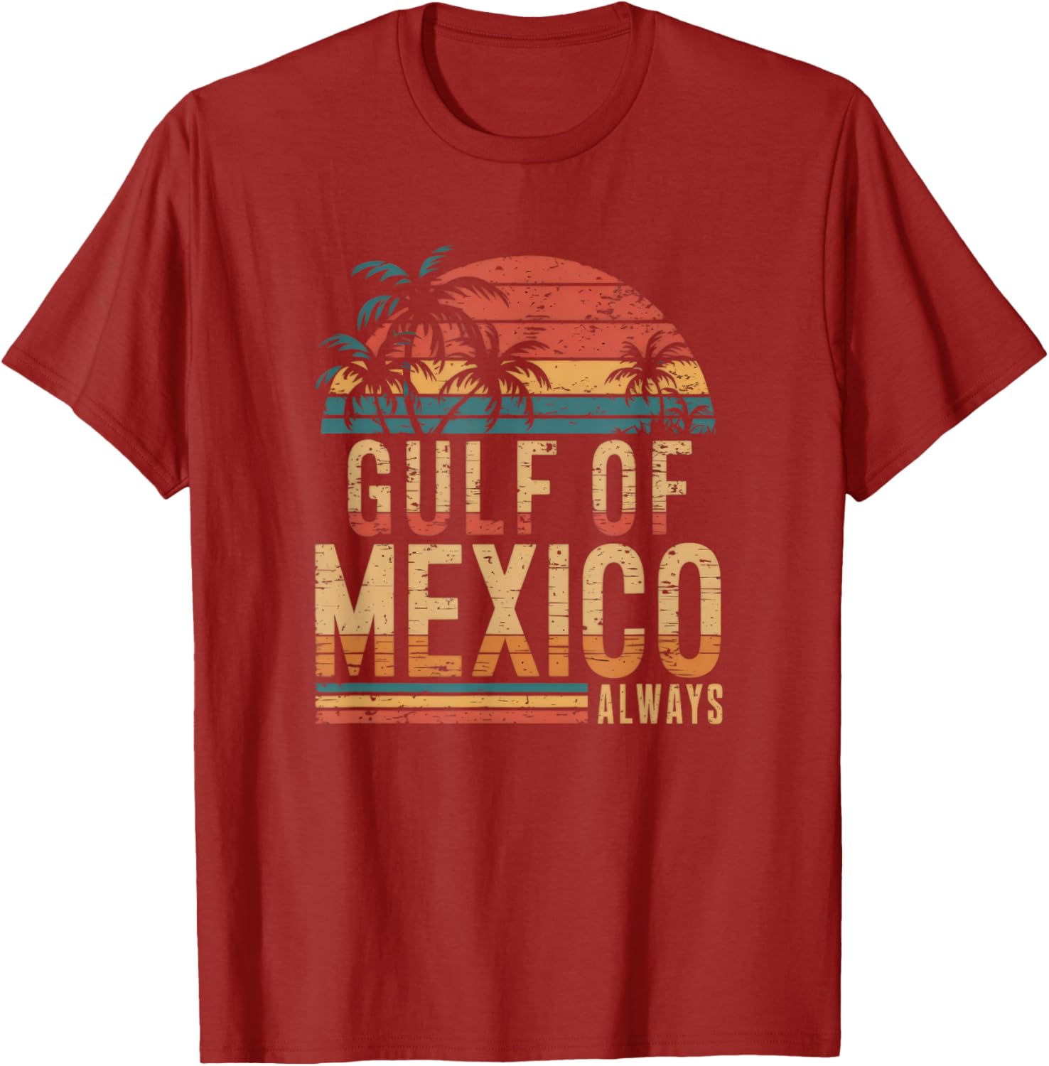 Retro Vintage Gulf of Mexico T-Shirt for Casual Comfort and Style - 15