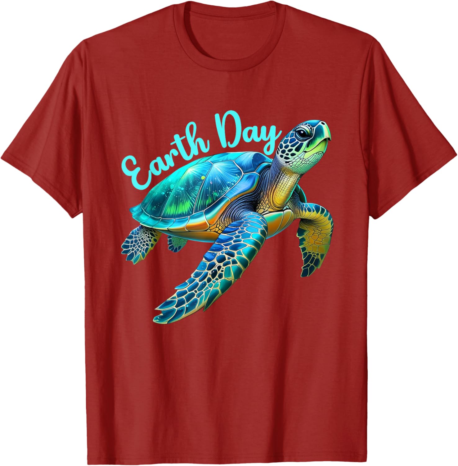 Sea Turtle Earth Day T-Shirt for Men and Women - Save the Planet! - 1