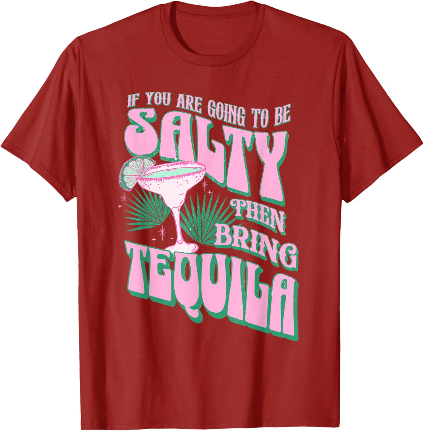 Salty Tequila Cocktail Drinking T-Shirt for Fun Summer Vibes - 12