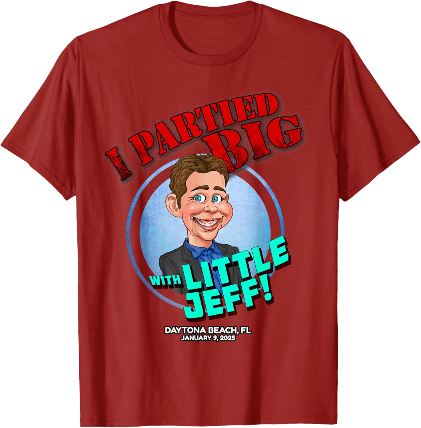 Little Jeff Daytona Beach T-Shirt for Men and Women - 2025 Casual Style - 8