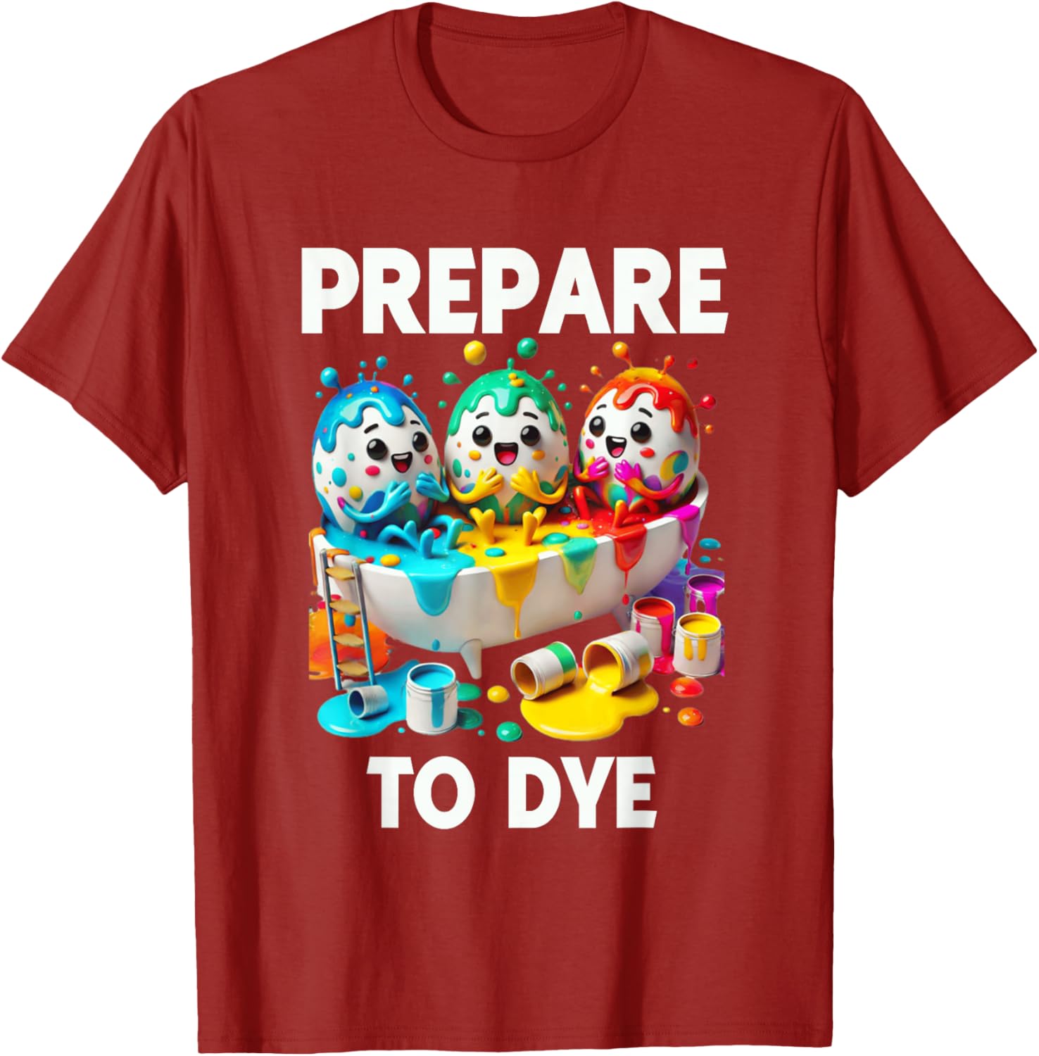 Prepare To Dye Funny Easter Egg T-Shirt for Men and Women - 2