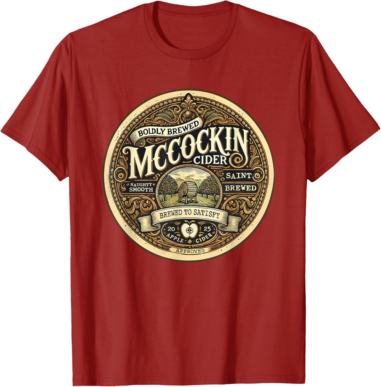 Funny Mccockin Cider St Patricks Day T-Shirt for Adults - Humor Apparel - 20