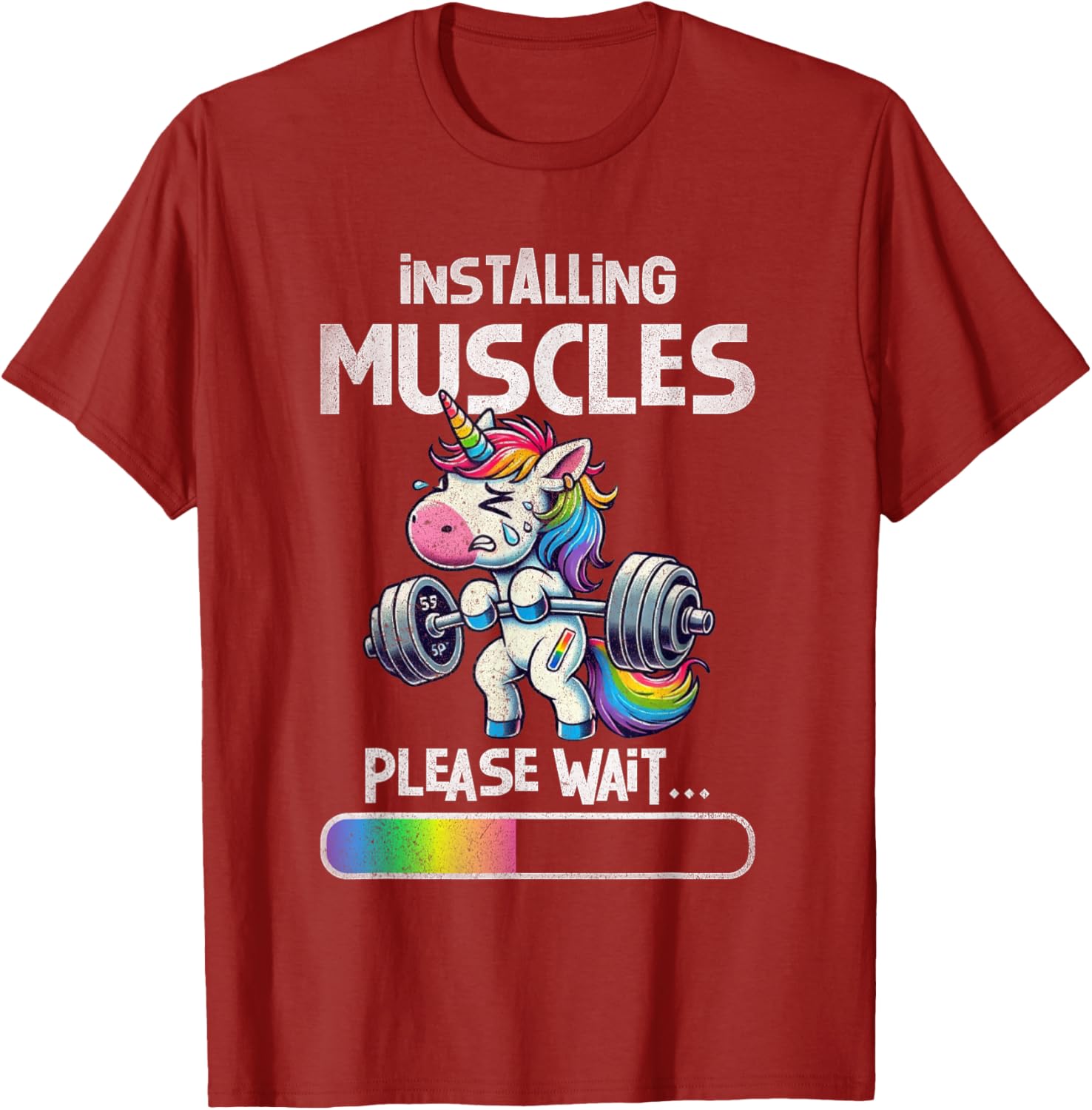 Funny Unicorn Weightlifting T-Shirt for Gym Lovers and Fitness Fans - 4