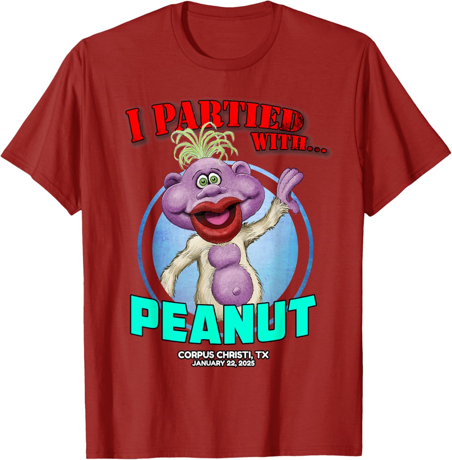 Jeff Dunham Peanut T-Shirt Black Limited Edition for Adults – Classic Fit - 2