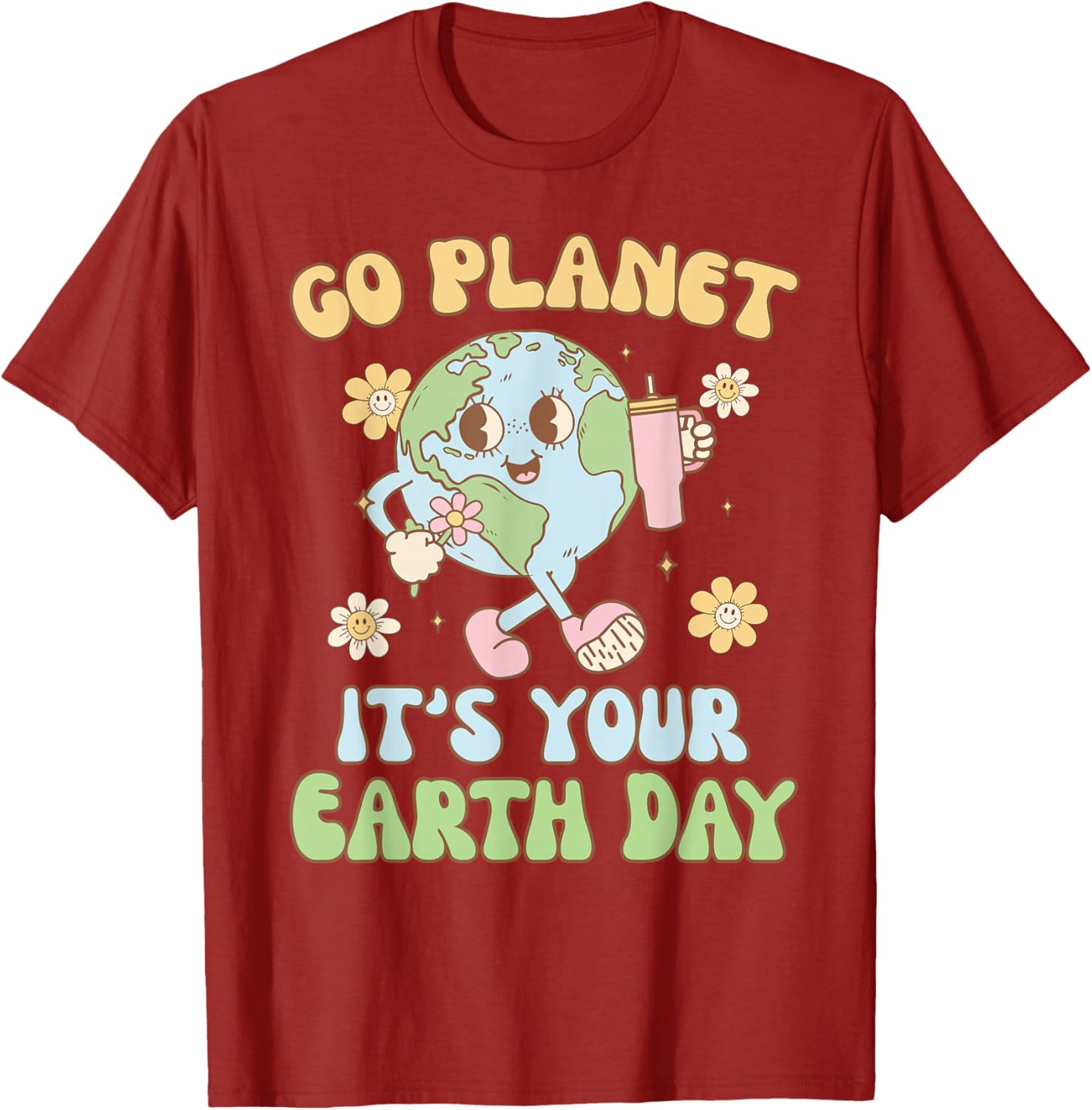 Earth Day 2025 Go Planet T-Shirt for Men, Women, and Kids - 6