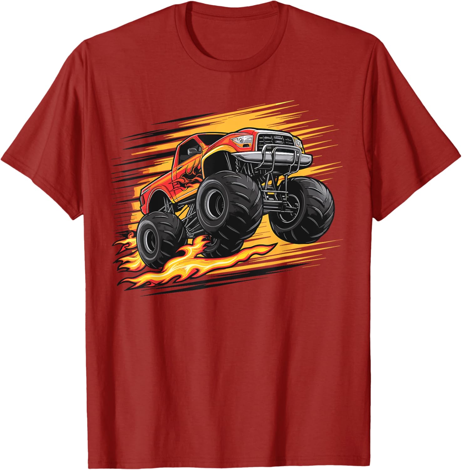Monster Truck T-Shirt for Toddlers Kids and Adults Fun Casual Wear - 1