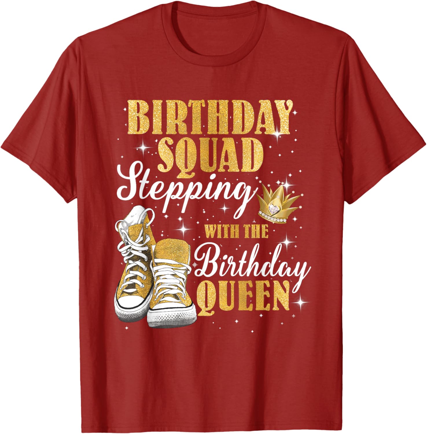 Birthday Queen T-Shirt with Diamond Crown for Celebrating in Style - 17