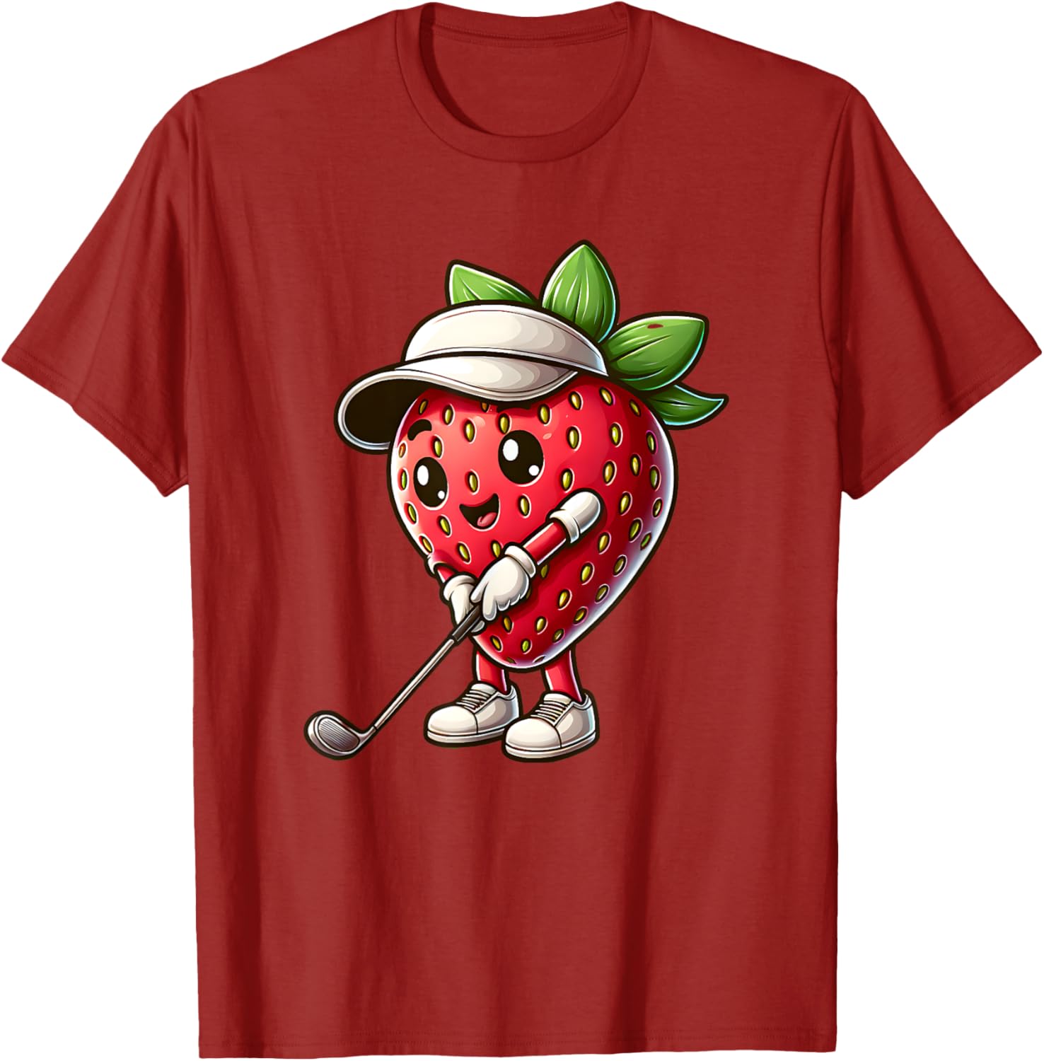 Funny Strawberry Golf Buddy T-Shirt for Golf Lovers and Friends - 10