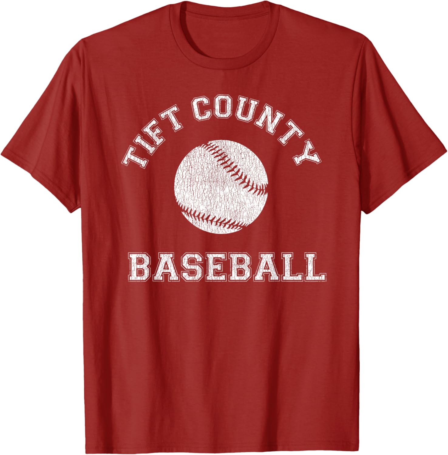 Tift County Baseball Distressed Retro Classic T-Shirt for Fans - 4