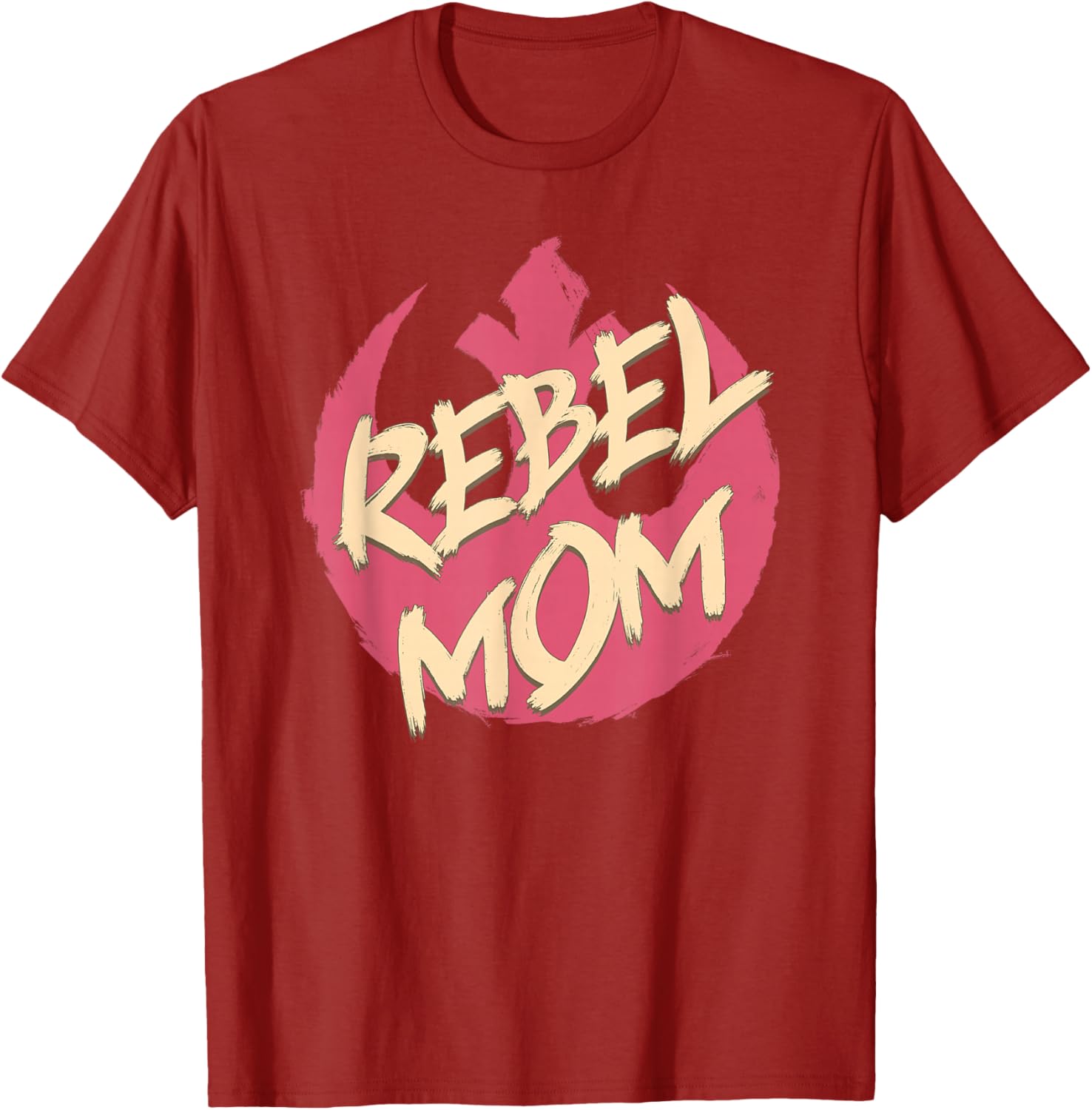 Star Wars Mother's Day Rebel Mom Distressed Logo T-Shirt for Her - 9