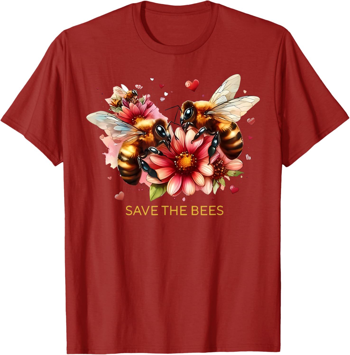 Save Our Bees Pollinator Gardening T-Shirt for Environmental Advocates - 13