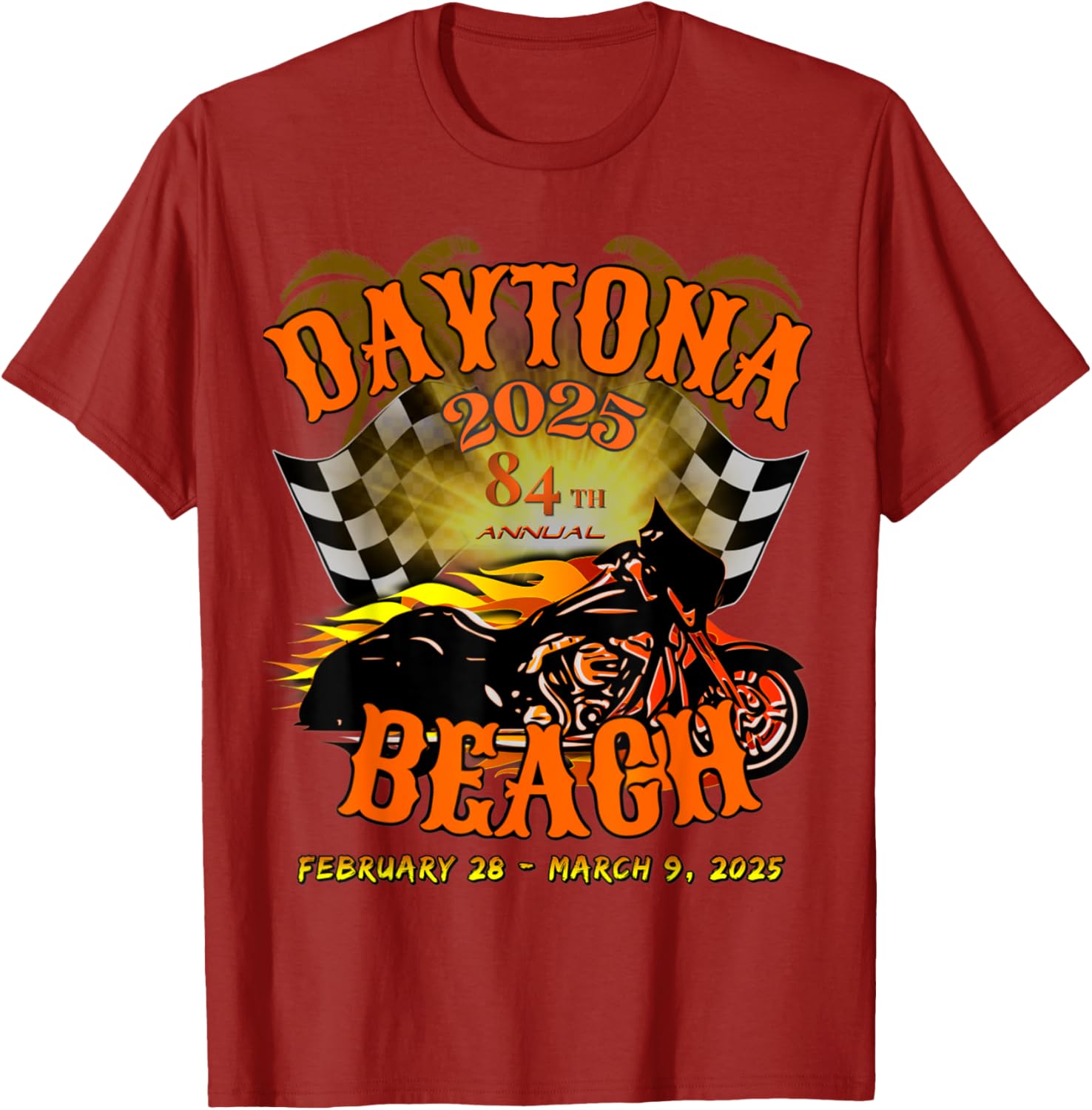 Bike Week 2025 Vintage Rally T-Shirt 84th Annual Event Apparel - 1