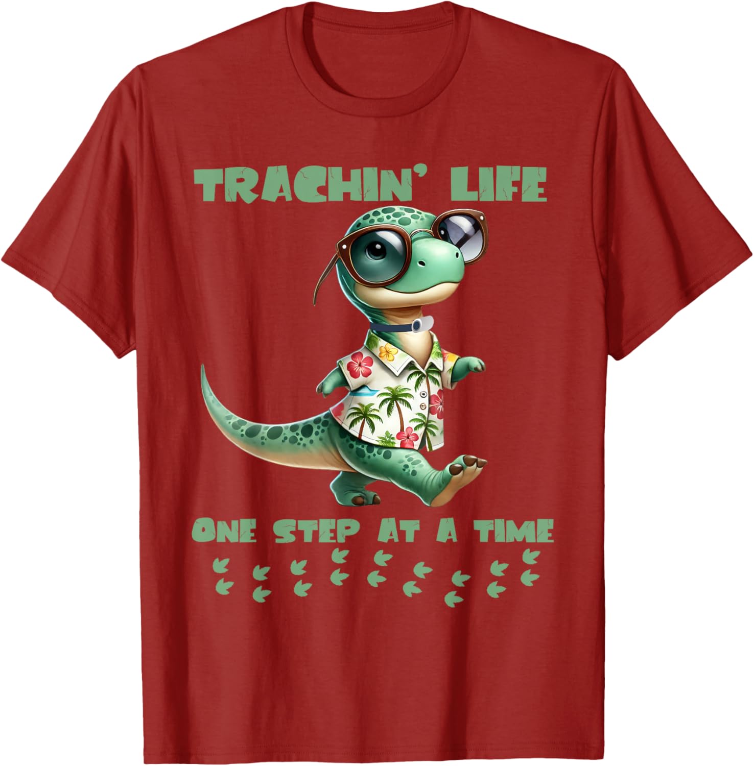 Trachin Life One Step at a Time Tracheostomy Awareness T-Shirt - 2