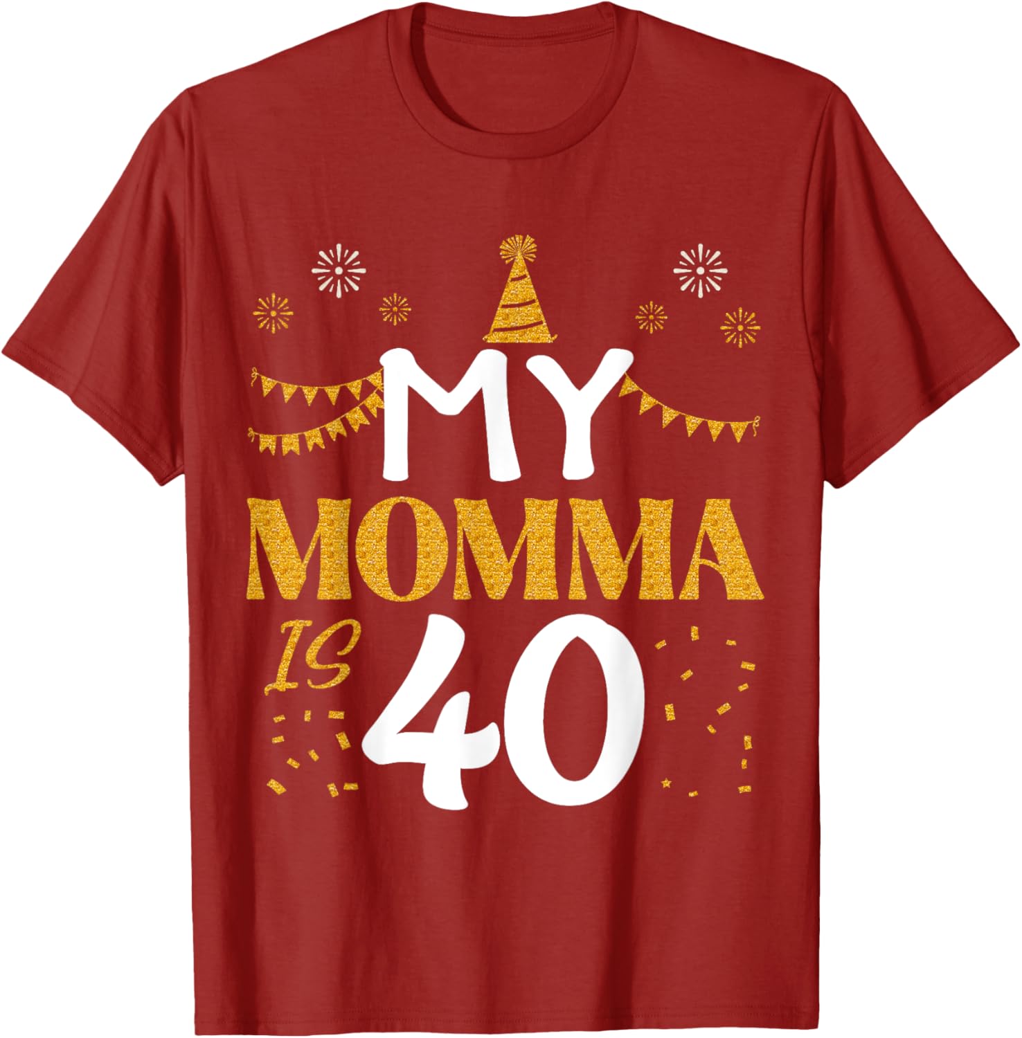 My Momma Is 40 T-Shirt 40th Birthday Gift for 1985 Moms - 10