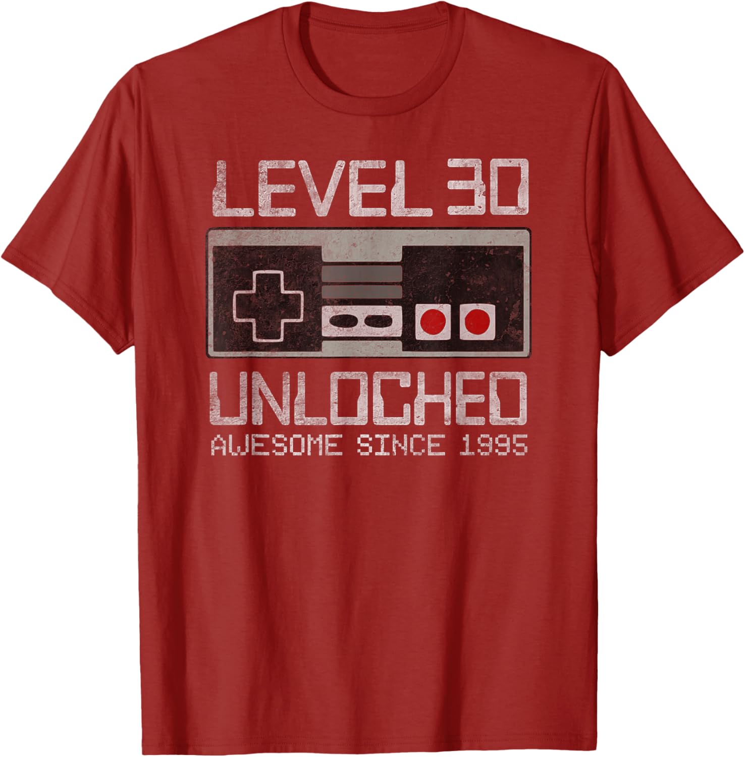 Level 30 Unlocked 30th Birthday Gamer T-Shirt for Men - Fun Gift Idea - 7