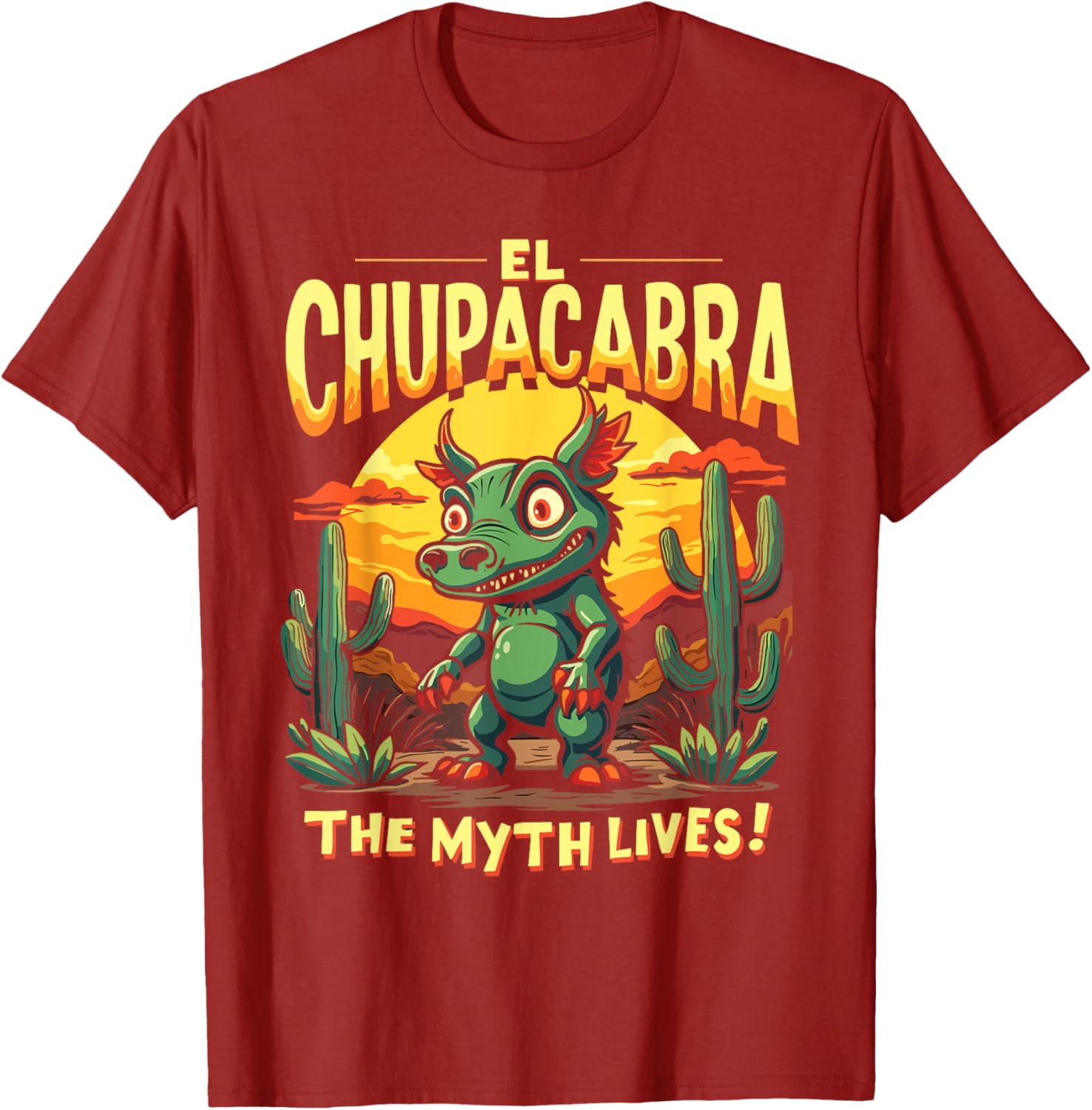 El Chupacabra Adventure T-Shirt for Myth Lovers and Vampire Fans - 11