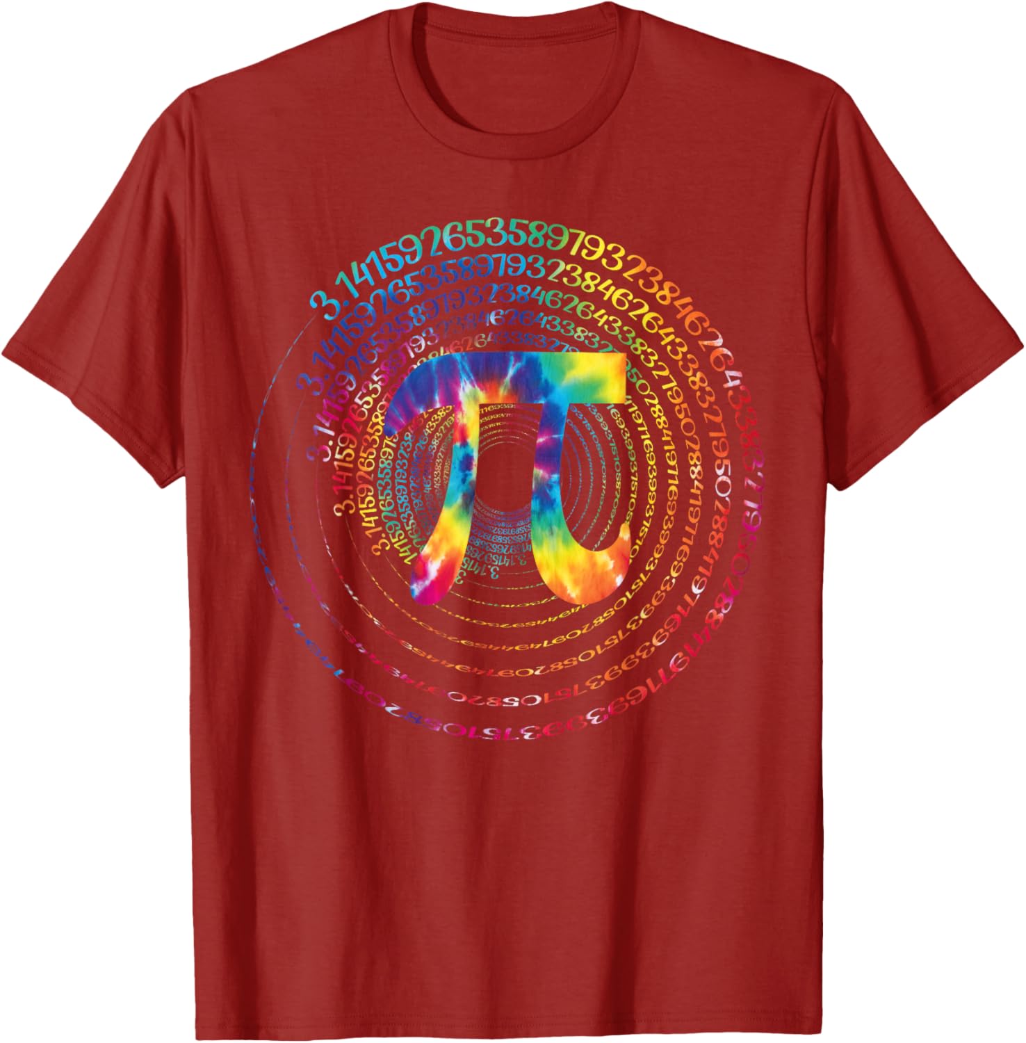 Funny Pi Day Tie Dye T-Shirt - Celebrate Math with 3.14 Style! - 2