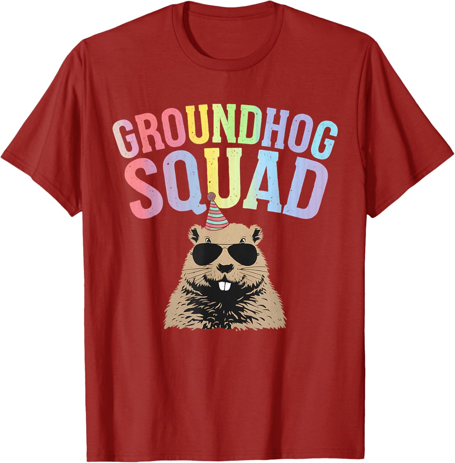 Funny Groundhog Squad T-Shirt for Happy Groundhog Day Family Fun - 12