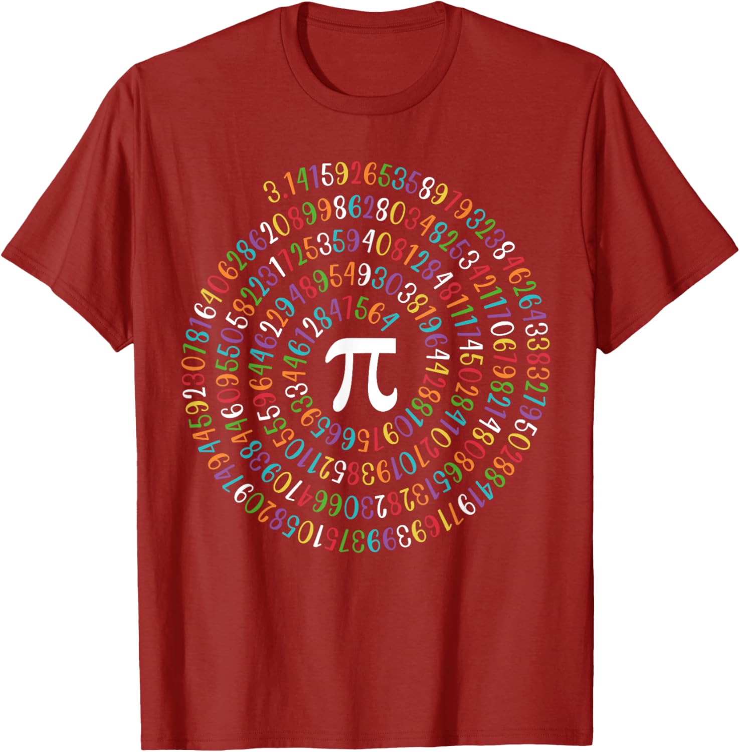 Happy Pi Day Spiral Math T-Shirt for Math Lovers 3.14 Humor - 6