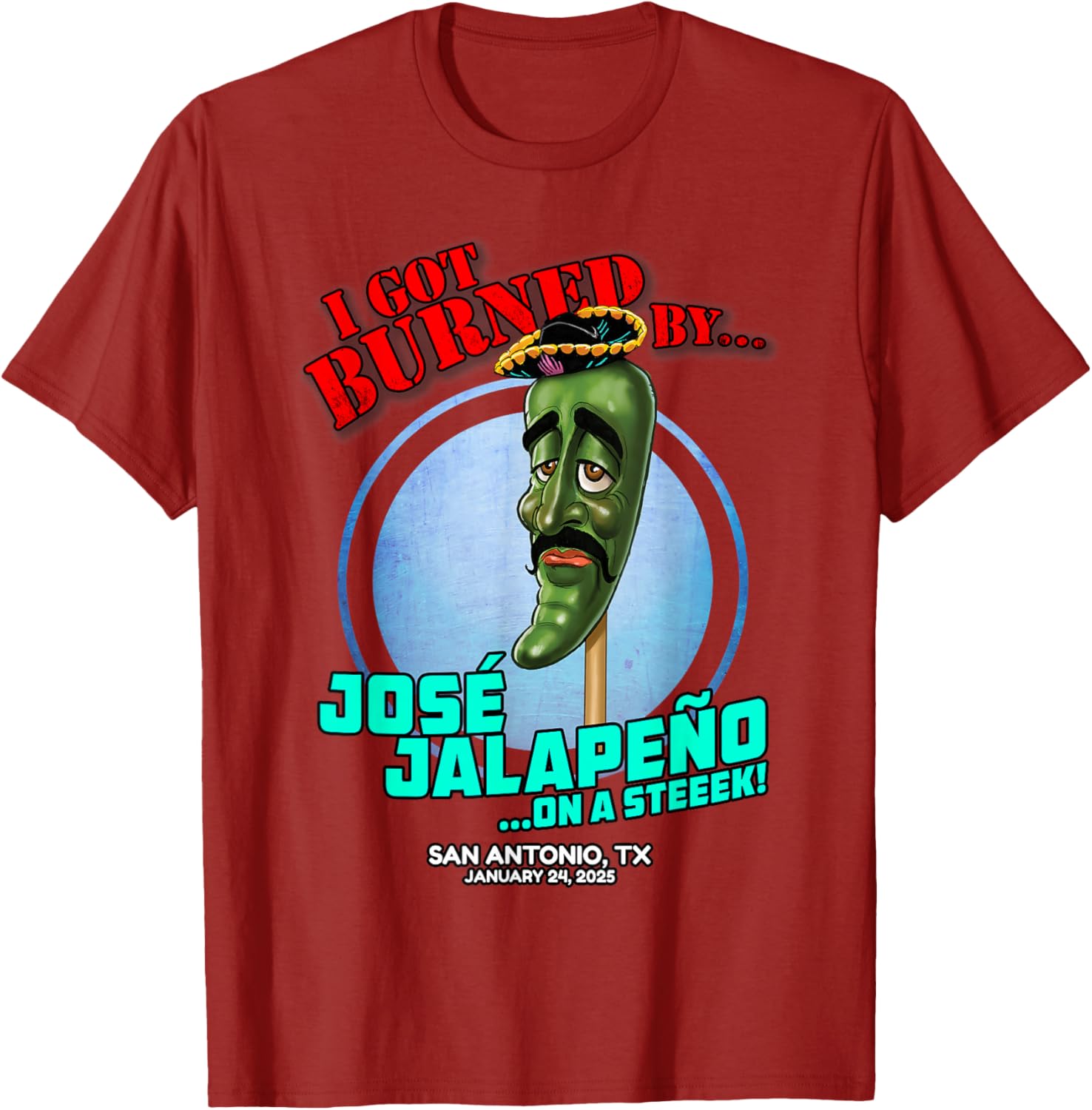 Jose Jalapeno On A Stick T-Shirt San Antonio 2025 for Fun Fashion - 12