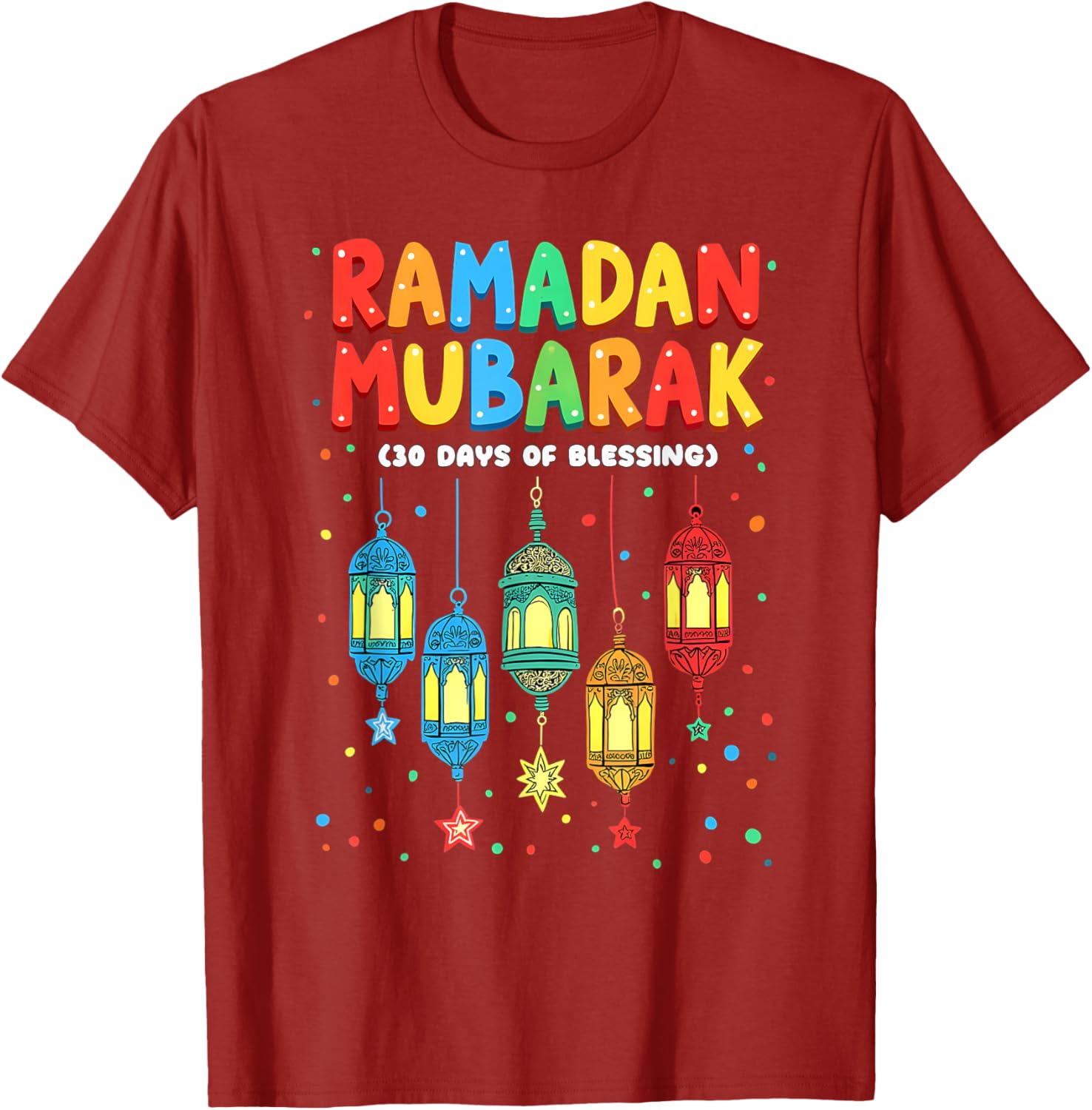 Happy Ramadan Boys Youth T-Shirt for Kids - Fun and Festive Apparel - 5