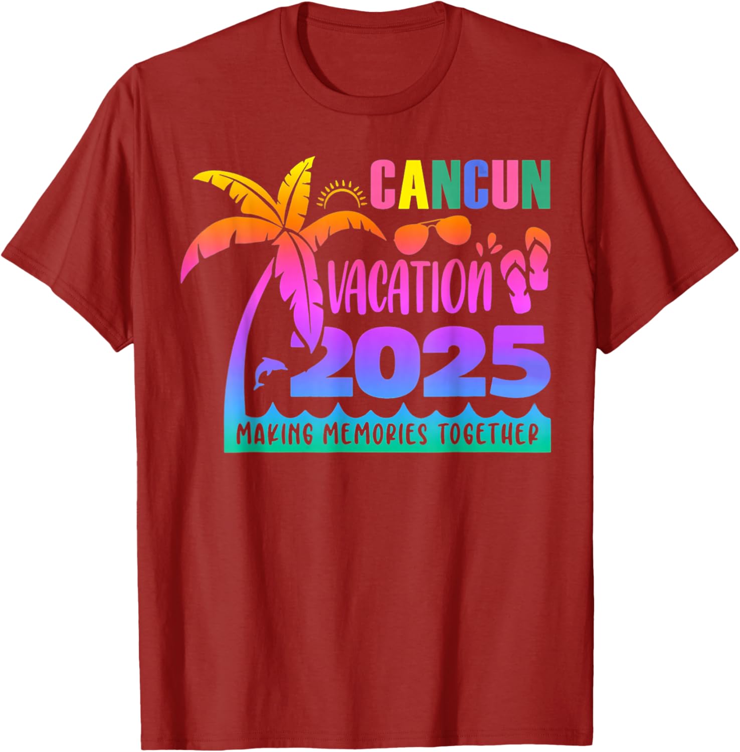 Cancun Vacation 2025 Summer Memories T-Shirt for Family Fun - 21