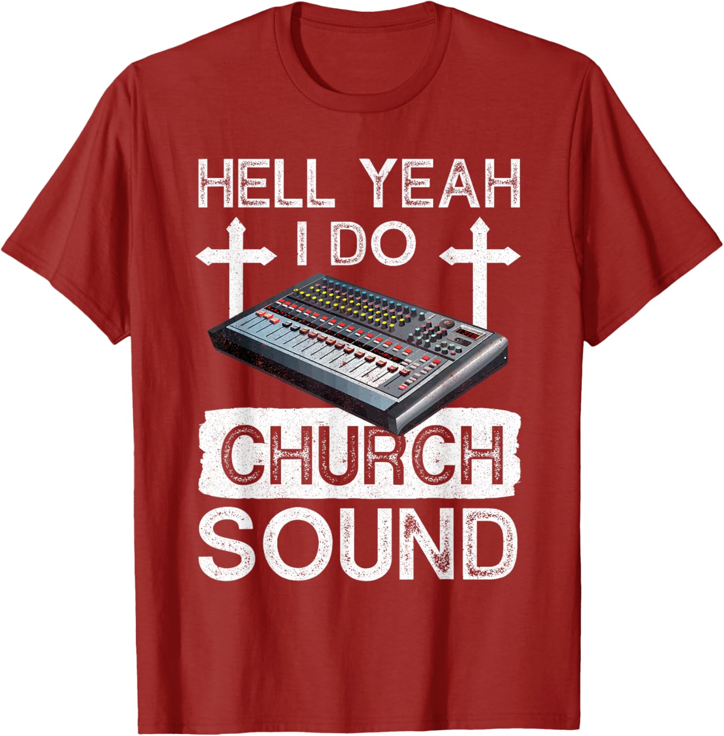 Hell Yeah Do Church Sound Guy T-Shirt for Music Lovers and Techies - 10
