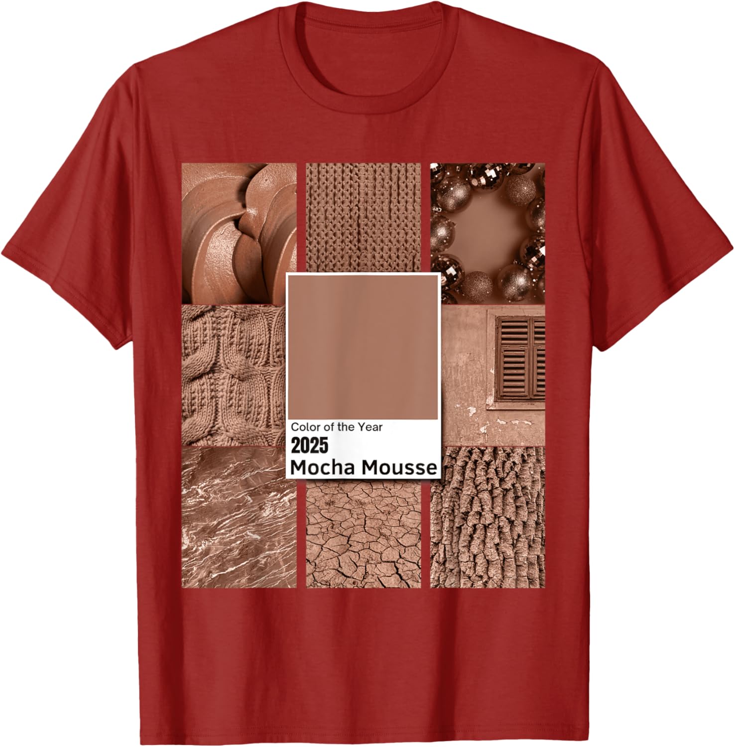Mocha Mousse T-Shirt 2025 Color of the Year Stylish and Comfy Clothing - 9