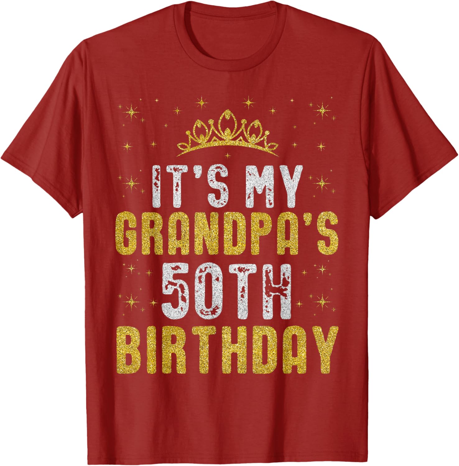 Happy Grandpa's 50th Birthday T-Shirt Retro Style 1975 Gift Idea - 10