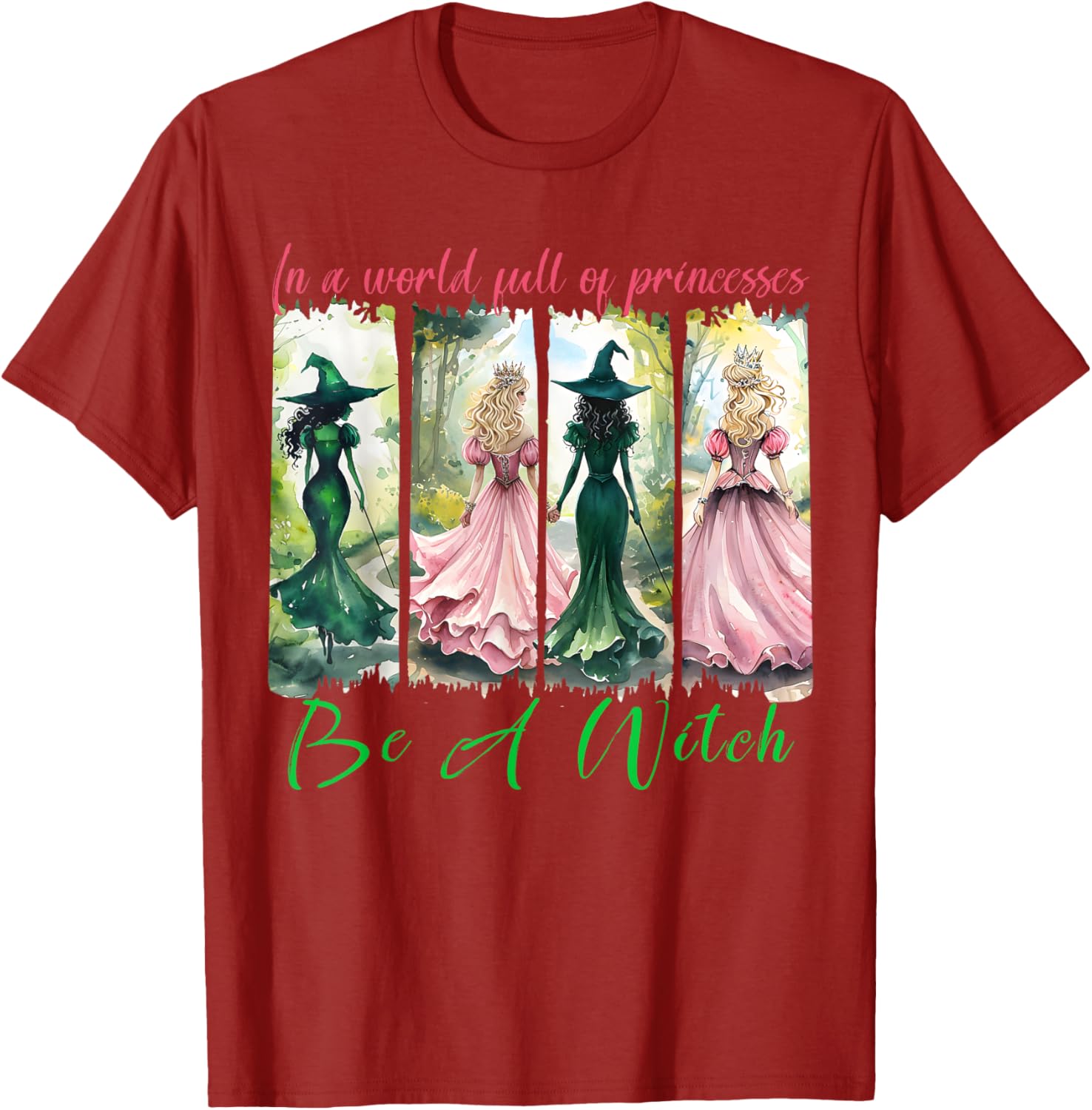 Be a Witch Not a Princess Halloween T-Shirt for Women Stylish Outfit - 16
