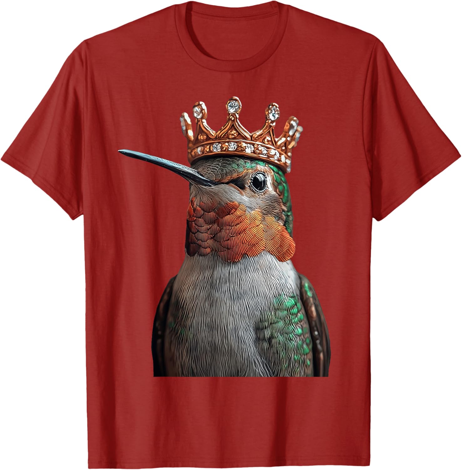 Hummingbird Crown T-Shirt for Nature Lovers - Stylish and Comfortable Design - 6