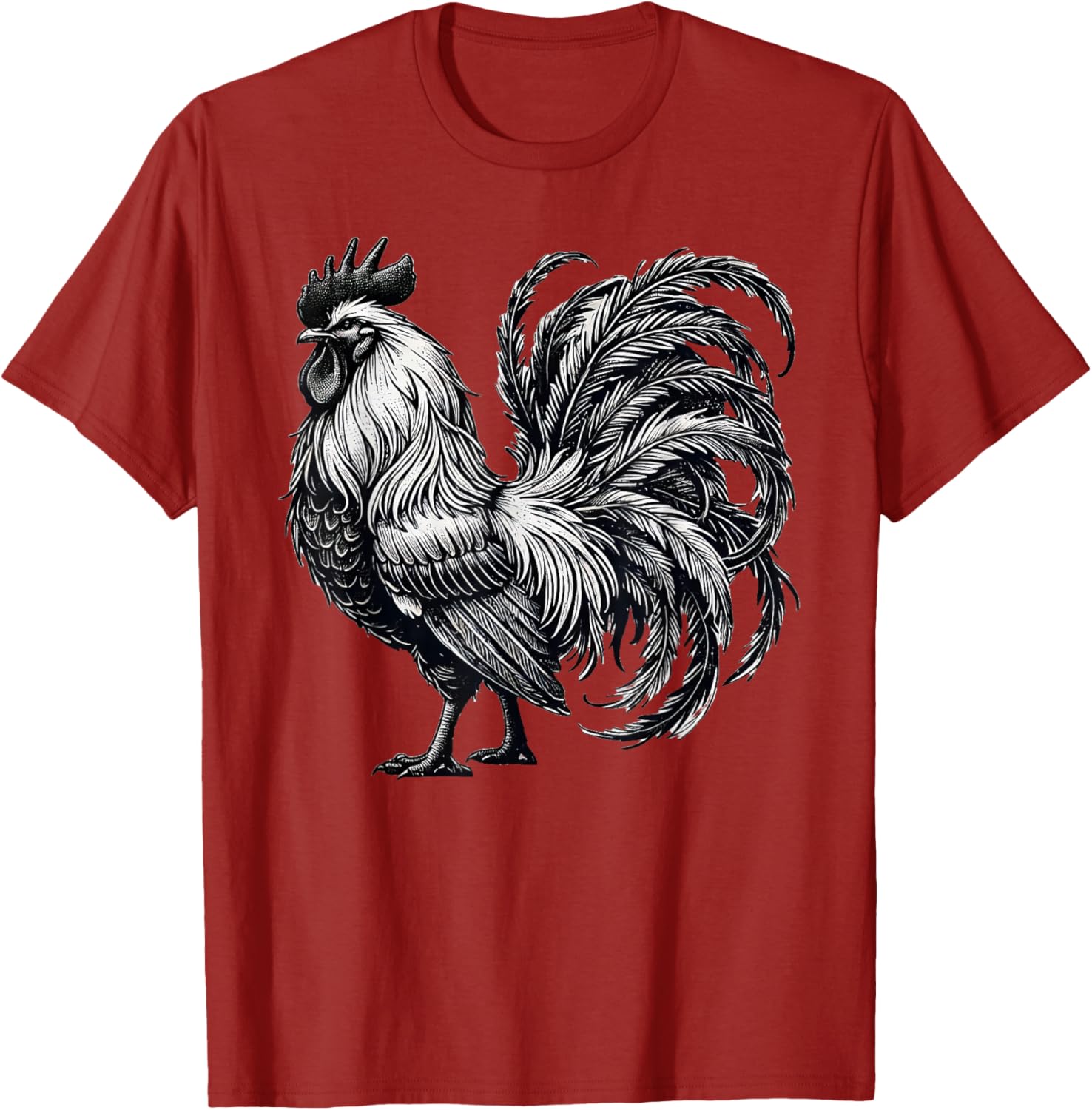 Rooster Chicken Art T-Shirt for Unique Style Lovers - 4
