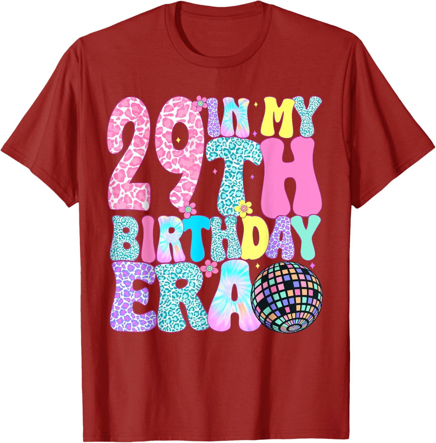 In My 29th Birthday Era T-Shirt for 29 Year Old Birthday Girl 1996 - 21